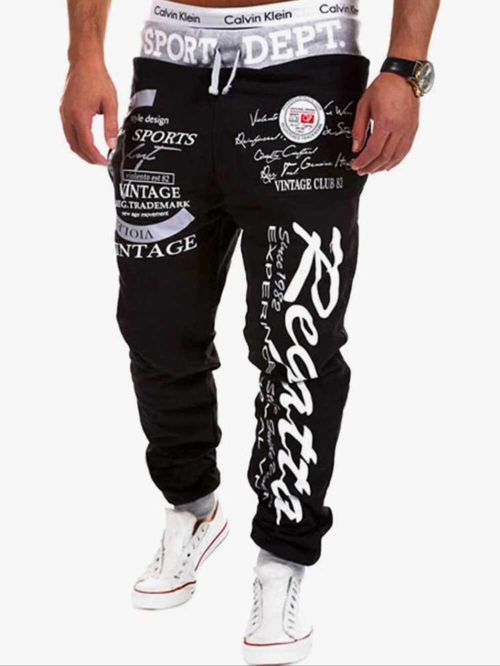 Men's Hiphop Dance Jogger Sweatpants Trousers